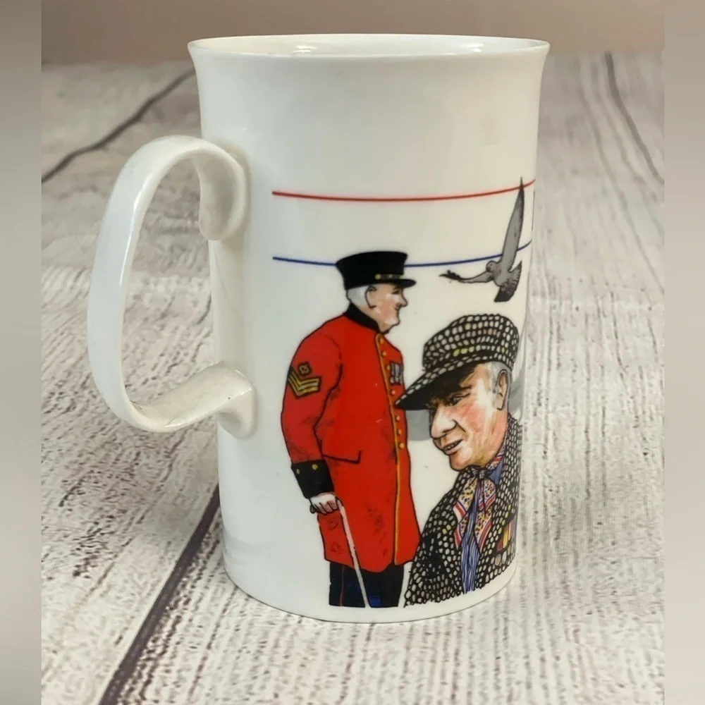 DUNOON CERAMICS London Designed Jack Dadd Fine Bone China Mug Made in England
